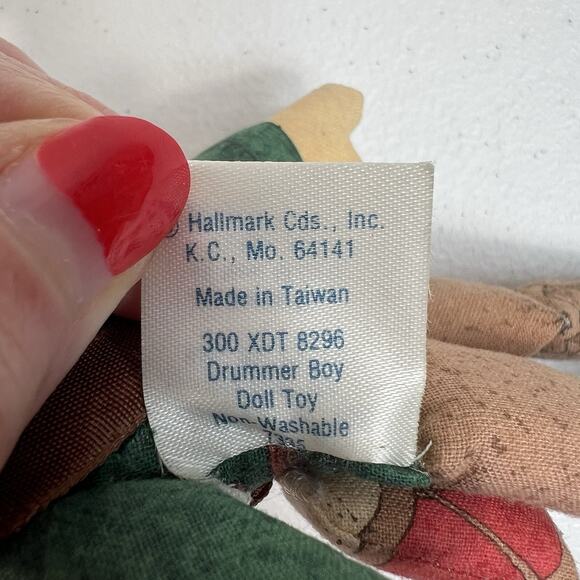 Vintage The Little Drummer Boy Hallmark Canvas Doll Toy Original Packaging - Picture 9 of 11
